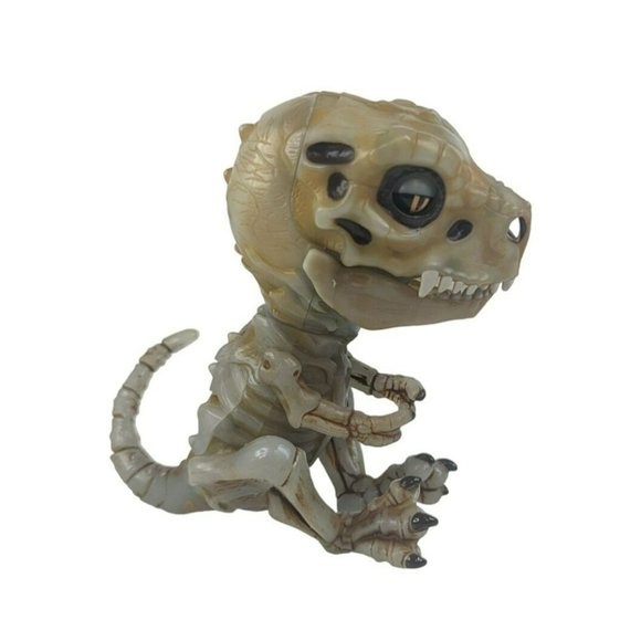 WowWee Fingerlings Doom Raptor Dinosaur T-Rex Bonehead Skeleton Dino 5-Inches - Picture 1 of 5